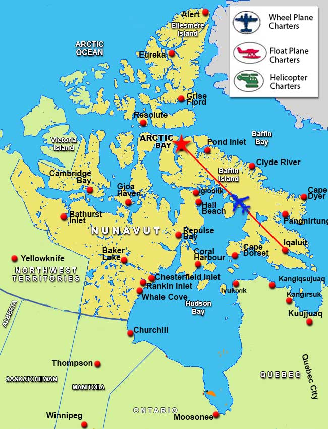 Iqaluit to Arctic Bay